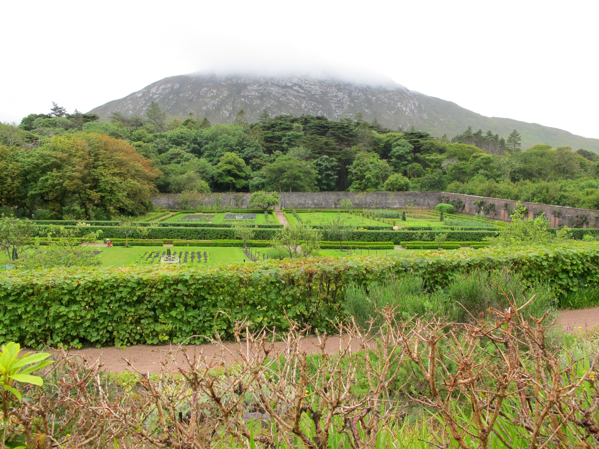 victorian gardens kylemore ireland