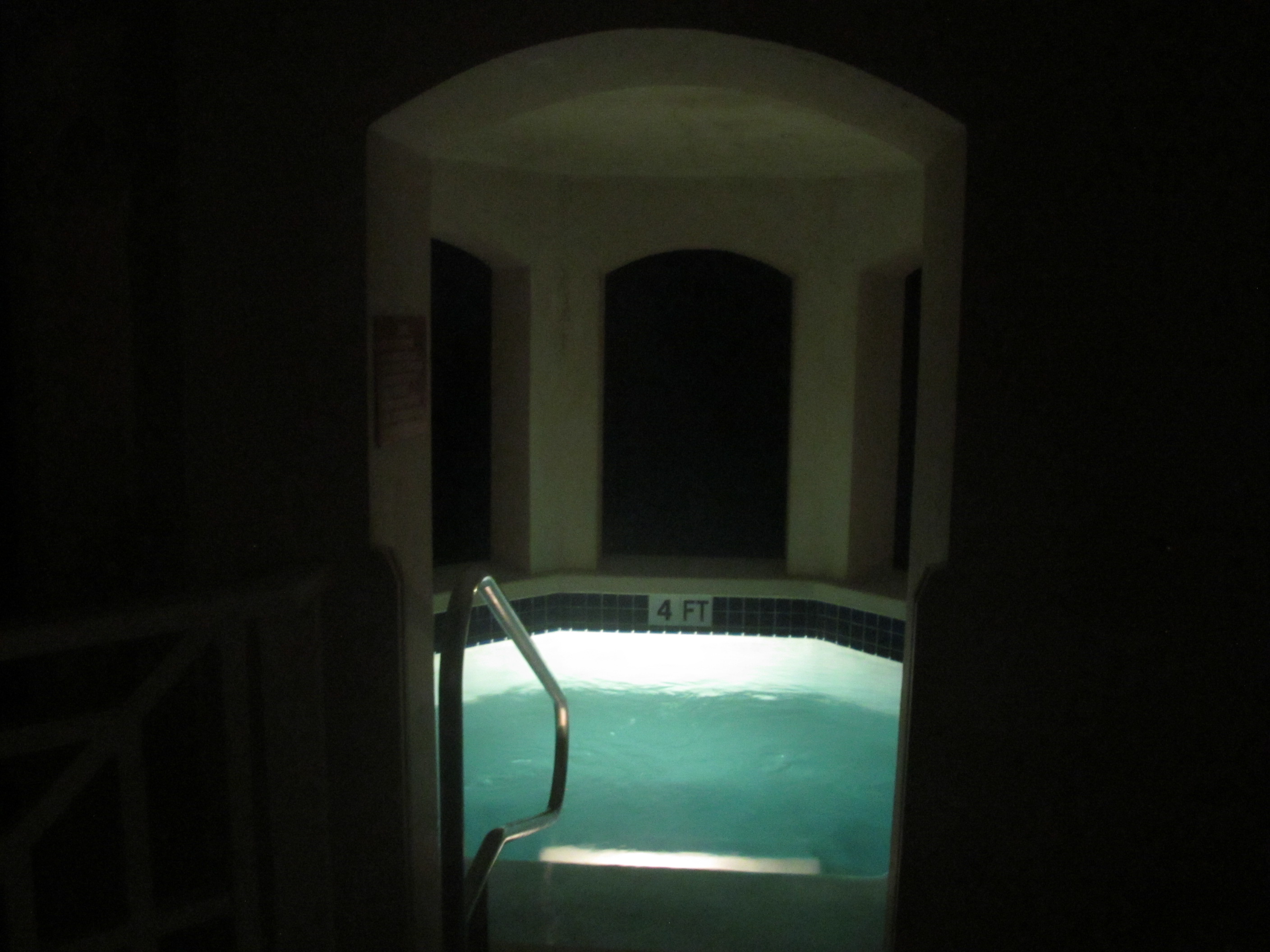 night plunge pool